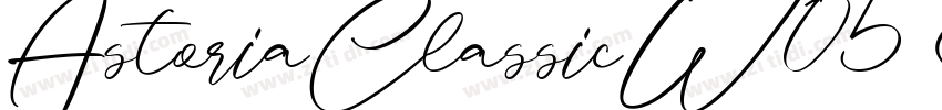 AstoriaClassicW05 Ro字体转换